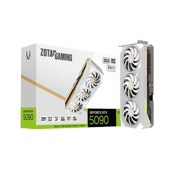 Tarjeta-gráfica-ZOTAC-NVIDIA-GeForce-RTX-5090-GAMING-SOLID-White-OC-Triple-Fan-32GB-GDDR7