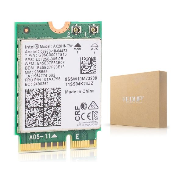 Tarjeta-inalambrica-Intel-AX201-NGW-Wi-Fi6M.2CNVio2-_Bluetooth-5.2_2400Mbps-2.4-GHz-5GHz_-_1
