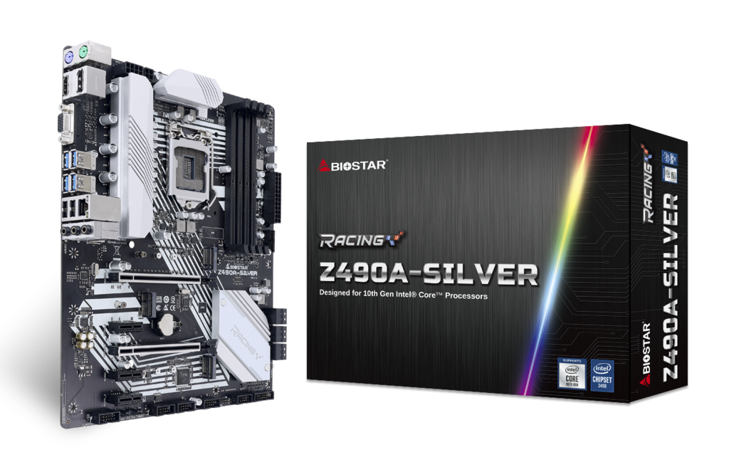 Tarjeta madre Biostar Z490A ATX SOCKET LGA1200 4xDDR4-4400+/ 6xSATA/ 1xM.2/ 4PCIe 3.0x1/ 4xUSB 3.2/ VGA-HDMI 4K/ DX12-HDCP/ WIFI-6