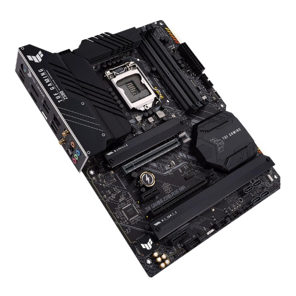 Tarjeta Madre - Intel Z590 - LGA 1200 - ATX - 14+2 Fases DrMOS - PCIe 4.0 - 3x M.2 - WiFi 6 - Ethernet 2.5Gb - HDMI - DisplayPort - USB Tipo-C - Thunderbolt 4 - RGB Aura Sync