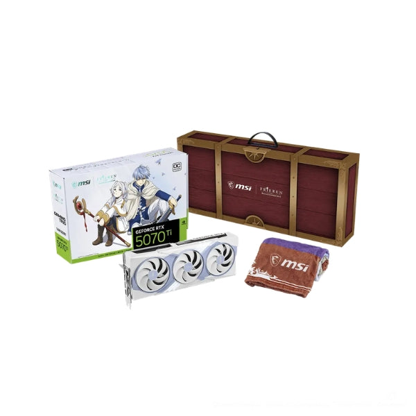 Tarjeta - De - Video - MSI - GeForce - RTX - 5070 - Ti - FRIEREN - EDITION - OC - 16GB - GDDR7 - 256-bit - DLSS - 4 - PCIe - 5.0 - Blanco-super