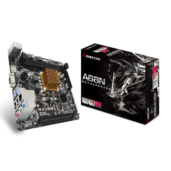 Tarjetamadre-Biostar-AMD-E1-6010-maximo-16GB-DDR3-SATA-MINI-ITX-A68N-2100K-2.0-box