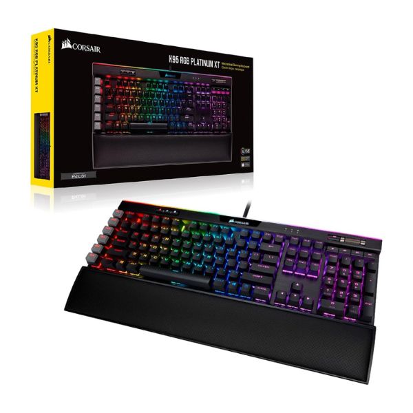 Teclado-Corsair-mecanico-para-videojuegos-K95-RGB-Platinum-XT-con-retroiluminacion-LED-box