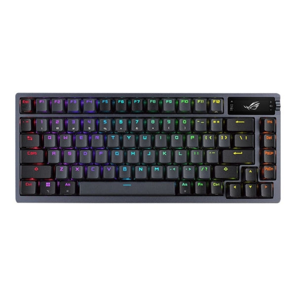 Teclado - Gaming - ASUS - ROG - Azoth - 75%- Wireless - RGB - con - Switches - ROG - NX - Snow - OLED - M701ZAOTHNXSWCA - Negro