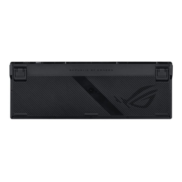 Teclado - Gaming - ASUS - ROG - Azoth - 96 - HE - Wireless - Hall - Effect - Magnético - 96% - Cableado - USB - Bluetooth - RGB - ROG - HFX - V2 - Magnetic - Hot - Swappable - OLED - Touchscreen - 8000Hz - 97 - Teclas - AZOTH96HE/B/PBT - Negro