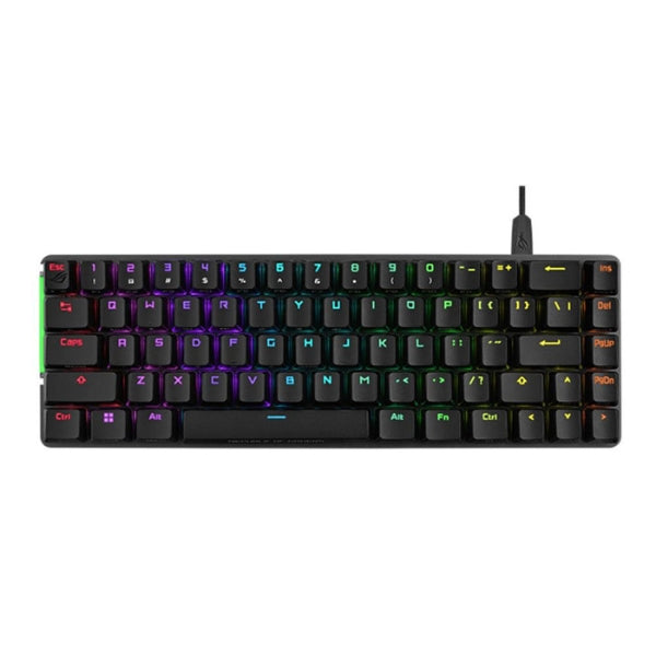 Teclado - Gaming - ASUS - ROG - Falchion - Ace - HFX - 65% - Wireless - RGB - con - Switches - ROG - HFX - Magnetic - FALCHION - A - HFX - Negro