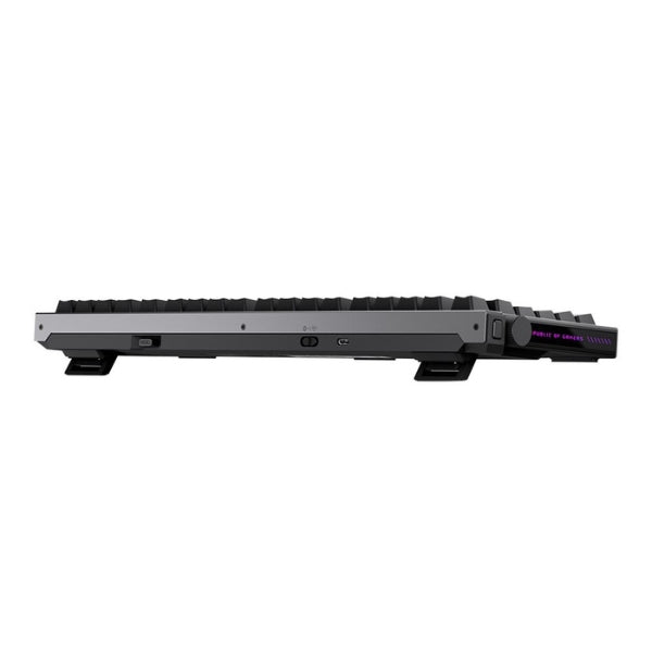 Teclado - Gaming - ASUS - ROG - Strix - Morph - 96 - Wireless - Mecánico - 96% - Cableado - USB - Bluetooth - RGB - ASUS - ROG - NX - V2 - Snow - Linear - Hot - Swappable - NKRO - 99 - Teclas - STXMORPHHW2AD - Negro