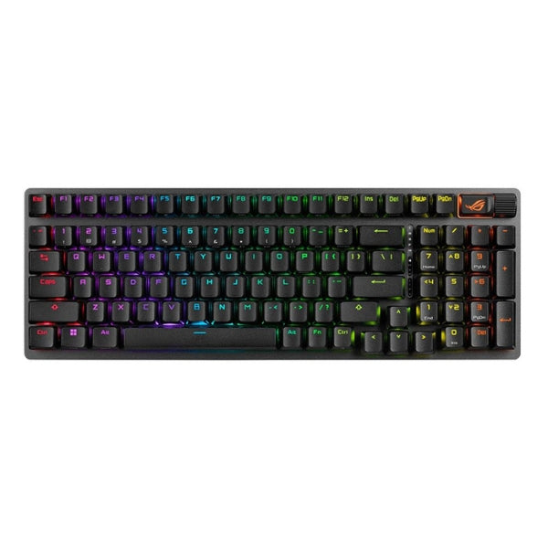 Teclado Gaming ASUS ROG Strix Scope II 96 ROG NX Snow Wireless RGB - 90MP037A-BKAA01 - Black