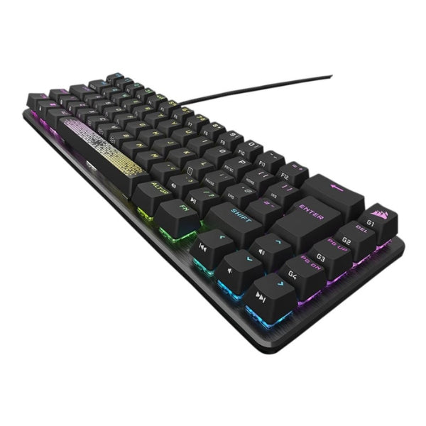 Teclado - Gaming - Corsair - K65 - PRO - MINI - 65% - Cableado - USB - RGB - Optical - Mechanical - con - Switches - CORSAIR - OPX - CH-91A401A-NA - Negro