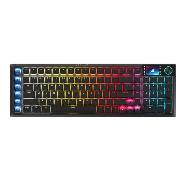 Teclado - Gaming - Corsair - VANGUARD - AIR - 99 - Wireless - Óptico - Low - Profile - Cableado - USB - Bluetooth - RGB - CORSAIR - OPX - Optical - NKRO - LCD - Stream - Deck - 108 - Teclas - CH-91HA01B-NA - Negro