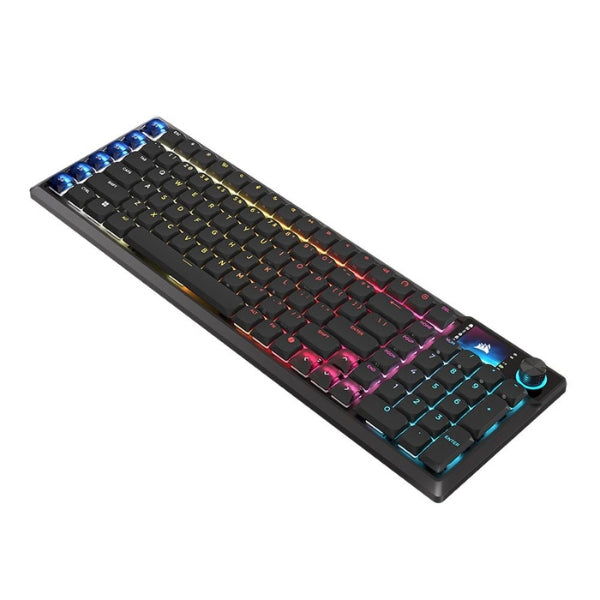Teclado - Gaming - Corsair - VANGUARD - AIR - 99 - Wireless - Óptico - Low - Profile - Cableado - USB - Bluetooth - RGB - CORSAIR - OPX - Optical - NKRO - LCD - Stream - Deck - 108 - Teclas - CH-91HA01B-NA - Negro