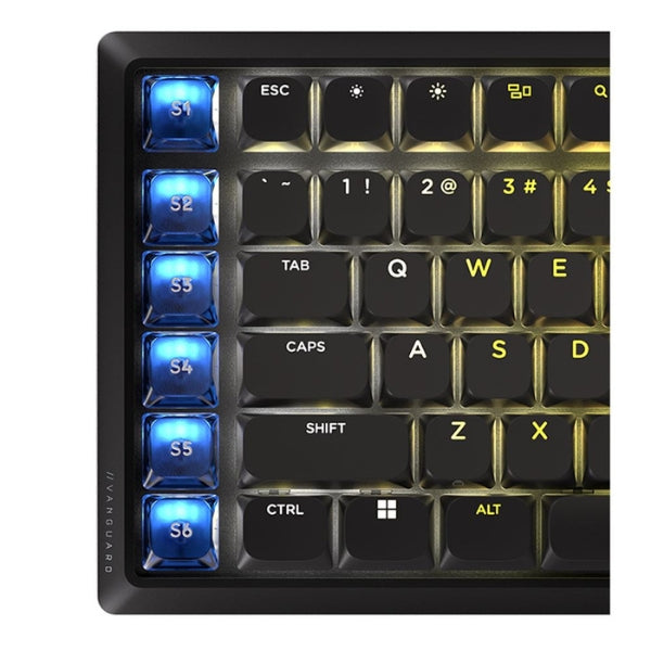 Teclado - Gaming - Corsair - VANGUARD - AIR - 99 - Wireless - Óptico - Low - Profile - Cableado - USB - Bluetooth - RGB - CORSAIR - OPX - Optical - NKRO - LCD - Stream - Deck - 108 - Teclas - CH-91HA01B-NA - Negro