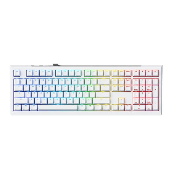 Teclado - Gaming - Ducky - One X - Wireless - Magnetic - Cableado - Bluetooth - RGB - con - Switches - Ducky - Inductive - Linear - DAUSPDOECL2WW1 - Blanco