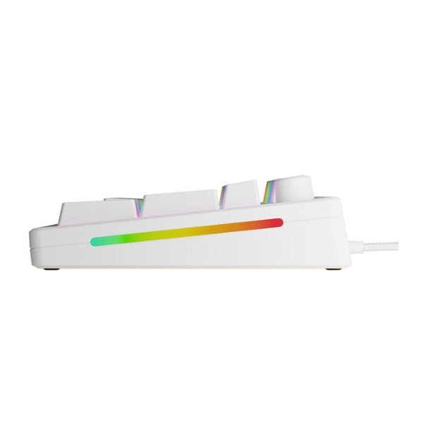 Teclado - Gaming - Glorious - GMMK - 3 - 100% - Cableado - RGB - Hot-Swap - con - Switches - Glorious - Fox - Linear - GMMK3-100-PB-FO - Blanco