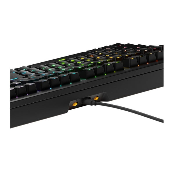 Teclado - Gaming - Glorious - GMMK - 3 - 100% - Mecánico - Cableado - USB - RGB - Glorious - Fox - Linear - Hot - Swappable - Anti - Ghosting - Knob - 104 - Teclas - GMMK3-100-FOX-W - Negro