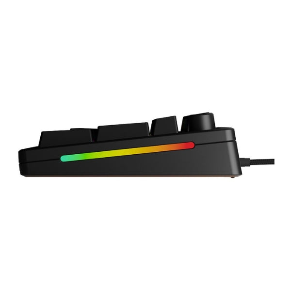 Teclado - Gaming - Glorious - GMMK - 3 - 100% - Mecánico - Cableado - USB - RGB - Glorious - Fox - Linear - Hot - Swappable - Anti - Ghosting - Knob - 104 - Teclas - GMMK3-100-FOX-W - Negro