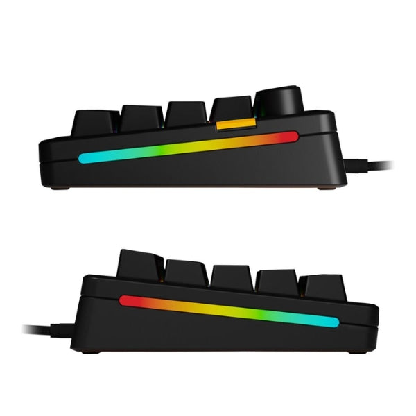 Teclado - Gaming - Glorious - GMMK - 3 - 65% - Cableado - RGB - con - Switches - Glorious - Fox - Linear - MK365PBFOXWBLK - Negro