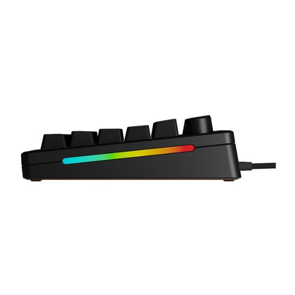 Teclado - Gaming - Glorious - GMMK - 3 - 75% - Mecánico - Cableado - USB - RGB - Glorious - Fox - Linear - Hot - Swappable - Anti - Ghosting - Knob - 80 - Teclas - GMMK3-75-FOX-W - Negro