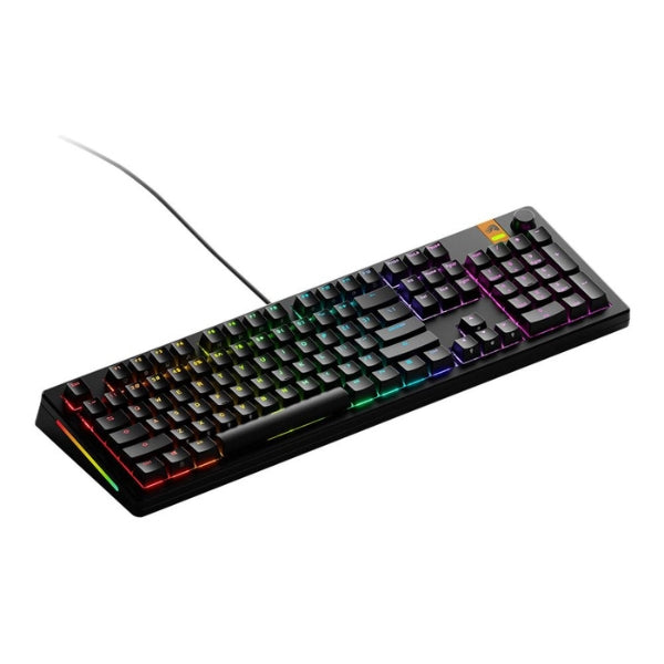 Teclado - Gaming - Glorious - GMMK - 3 - HE - 100% - Cableado - RGB - Hot-Swap - con - Switches - Hall - Effect - Fox - Linear - MK3100PBHEWBLK - Negro