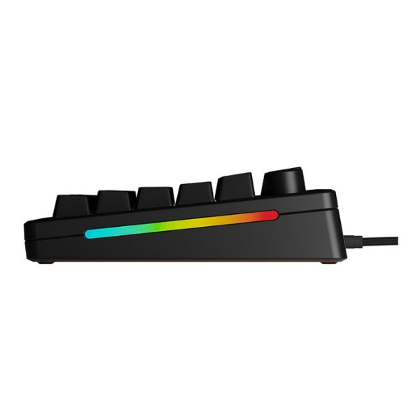 Teclado - Gaming - Glorious - GMMK - 3 - HE - 75% - Cableado - RGB - Hot-Swap - con - Switches - Hall - Effect - Fox - Linear - GMMK3-75-PB-HE- - Negro
