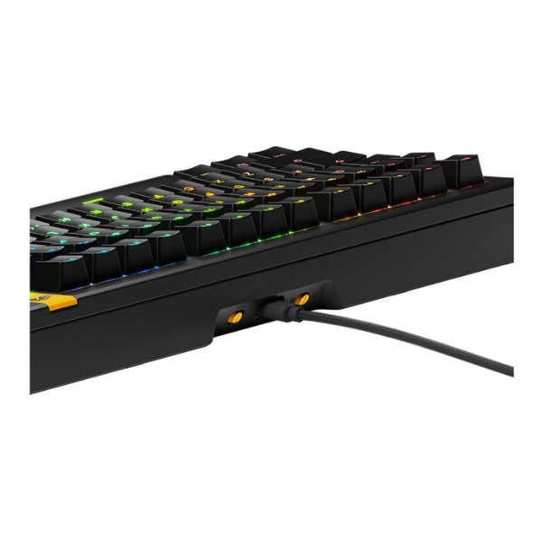 Teclado - Gaming - Glorious - GMMK - 3 - HE - 75% - Cableado - RGB - Hot-Swap - con - Switches - Hall - Effect - Fox - Linear - GMMK3-75-PB-HE- - Negro