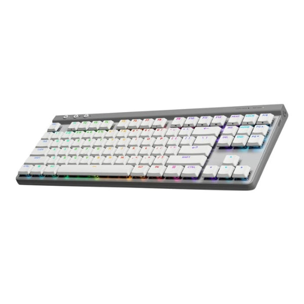 Teclado - Gaming - Logitech - G515 - LIGHTSPEED - TKL - Inalámbrico - Cableado - RGB - Low - Profile - con - Switches - GL - Tactile - 920-012535 - Blanco