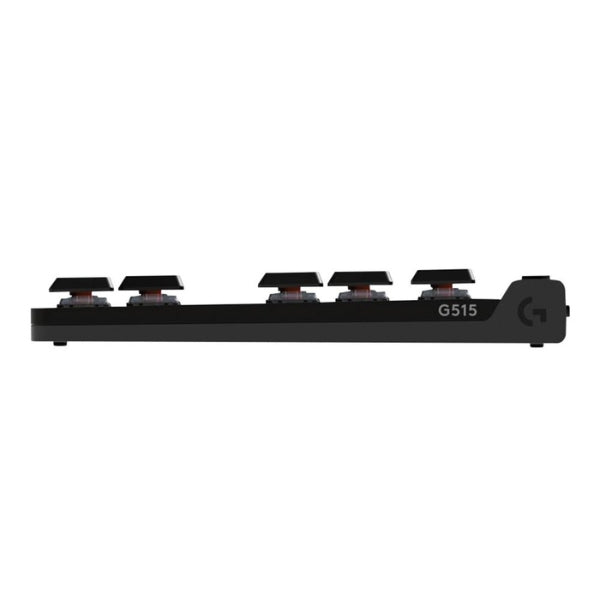Teclado Gaming Inalámbrico Logitech G515 Lightspeed TKL RGB Mecánico Táctil - 920-012423 - Negro