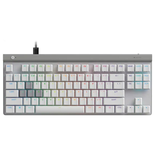 Teclado - Gaming - Logitech - G515 - RAPID - TKL - Mecánico - Magnético - Low - Profile - Cableado - USB - RGB - NKRO - 78 - Teclas - 920-013871 - Blanco