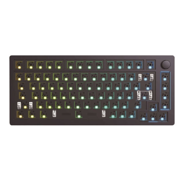 Teclado - Gaming - MK - MAX - 75% - 3MODE - Barebones - Aluminio - V83PROM2BAREBON - Negro