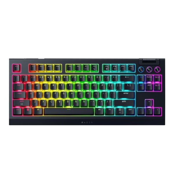 Teclado Gaming Razer BlackWidow V4 TKL HyperSpeed Wireless RGB Mecánico - Negro