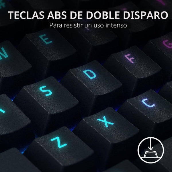 Teclado - Gaming - Razer - BlackWidow - V4 - X - Mecánico - RGB - Switches - Razer - Chroma - USB - Español - Negro-