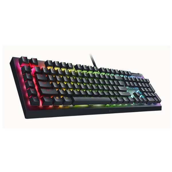 Teclado - Gaming - Razer - BlackWidow - V4 - X - Mecánico - RGB - Switches - Razer - Chroma - USB - Español - Negro-diagonal