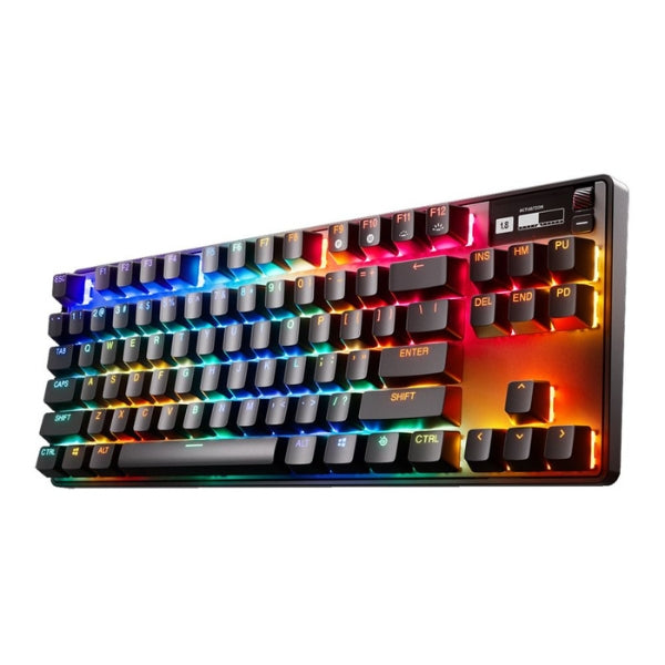 Teclado - Gaming - SteelSeries - Apex - Pro - TKL - Wireless - Gen - 3 - RGB - con - Switches - OmniPoint - 3.0 - 64871 - Negro