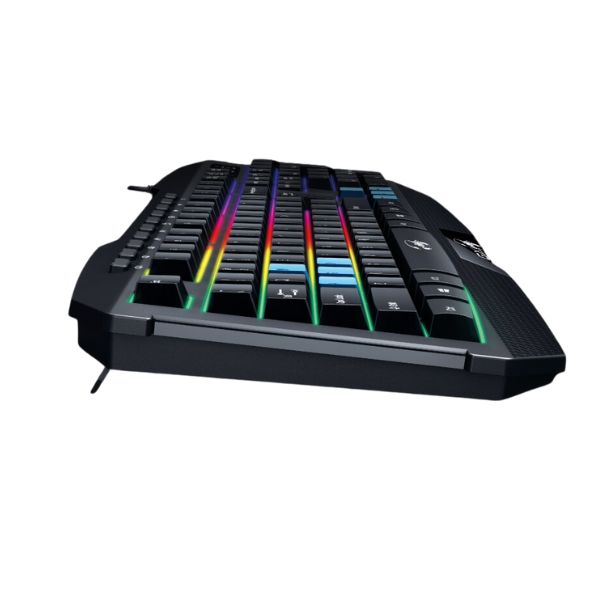 Teclado-Genius-Gaming-Scorpio-K215-retroiluminado-arco-iris-para-juegos-10-teclas-multimedia-resistente-a-derrames-lateral