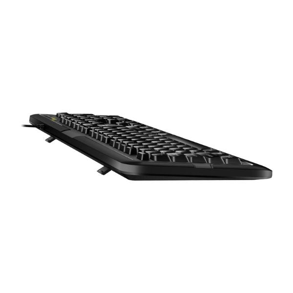 Teclado-Genius-KB-118-Alambrico-USB-resistente-a-derrames-teclas-silenciosas-bajo-perfil-impresas-con-laser-Negro-diagonal