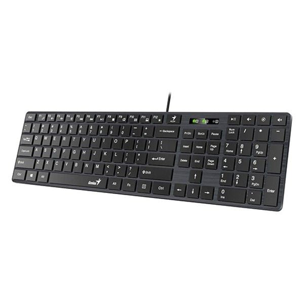 Teclado-Genius-SlimStar-126-Multimedia-alambrico-USB-personaliza-las-teclas-FN-aplicacion-front