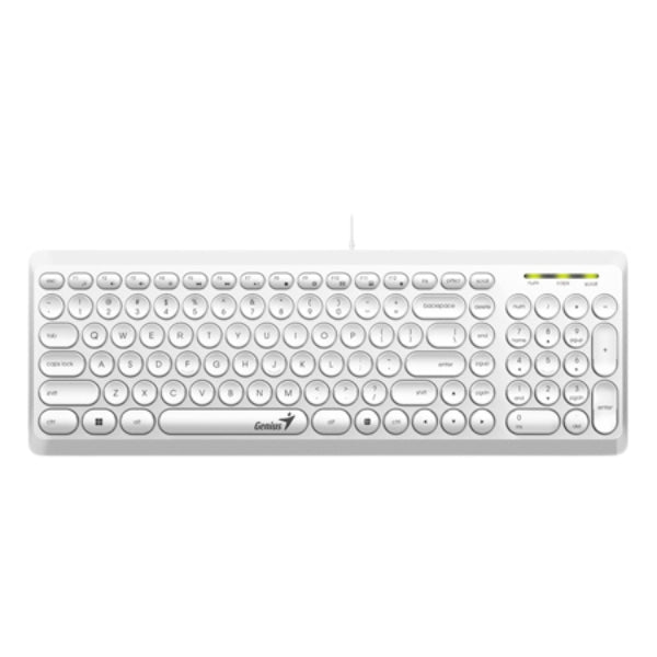 Teclado-Genius-SlimStar-Q200-USB-Espanol-Blanco-_2