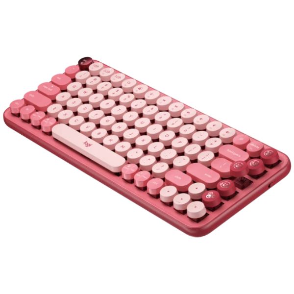 Teclado-Logitech-Pop-Keys-Bluetooth-Rosado-diagonal2
