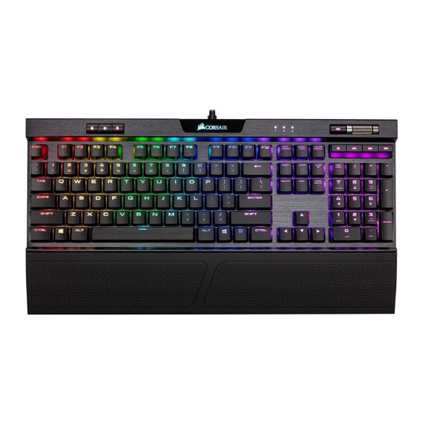 Teclado-MEcanico-corsair-K70-RGB-Alambrico-frontal