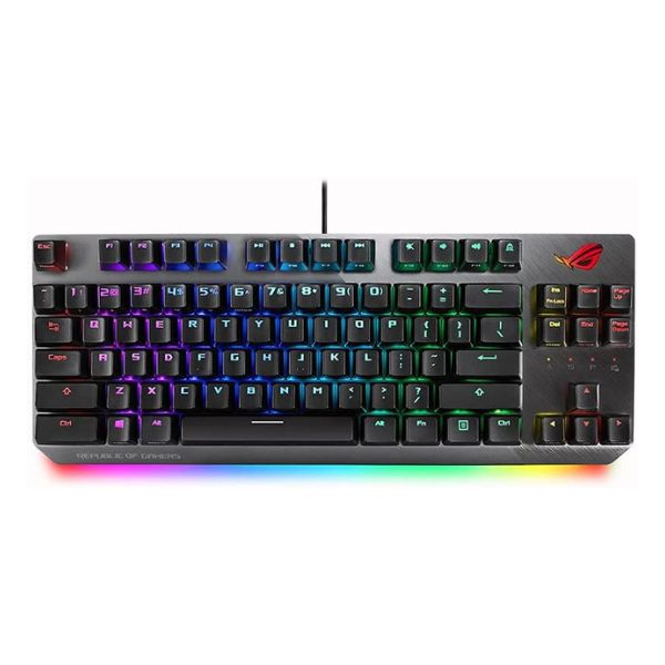 Teclado-Mecanico-ASUS-ROG-Strix-Alcance-NX-TKL-interruptores-ineales-ROG-NX-Red-cable-desmontable-front