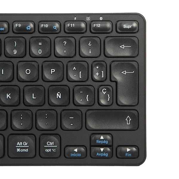Teclado - Targus AK867ES - Bluetooth 5.1 - Multidispositivo - Español - Antimicrobial - Negro-zoom