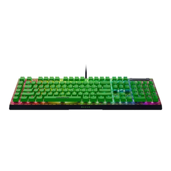 Teclado mecánico gamer Razer BlackWidow V4 X cableado RGB Minecraft Edition switches Green Clicky - RZ03-04704100-R
