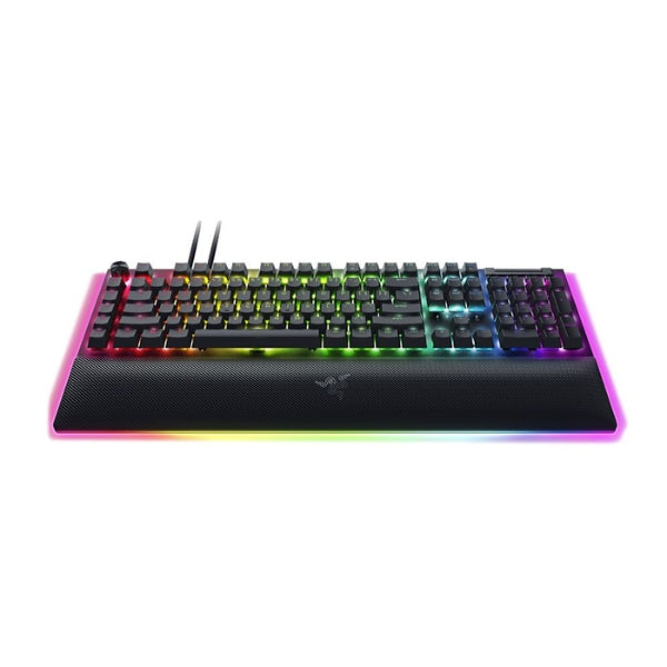 Teclado mecánico gamer Razer BlackWidow V4 Pro cableado RGB Black switches Yellow Linear - RZ03-04681900-R
