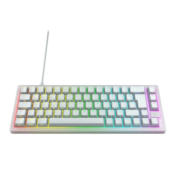 Teclado Gaming Cableado K5V2 RGB Compact 65% Mecánico con Switches CHERRY MX2A Red - K5V2-RGB-CPT-TP - Blanco