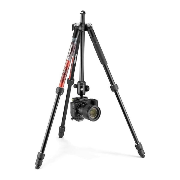 Trípode Manfrotto Element MII - Aluminio - 4 Secciones - Cabeza de Bola - Rojo