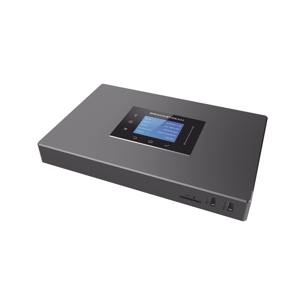 Central Telefónica IP Grandstream UCM6302 1000 Usuarios 150 Llamadas Simultáneas