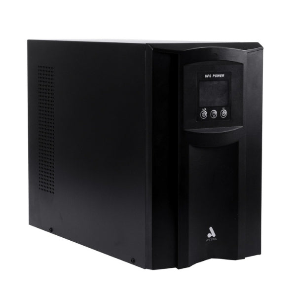 UPS Astra 1000VA/600W 110V 12 Tomas con USB, RJ45 y Panel LCD - AR1000