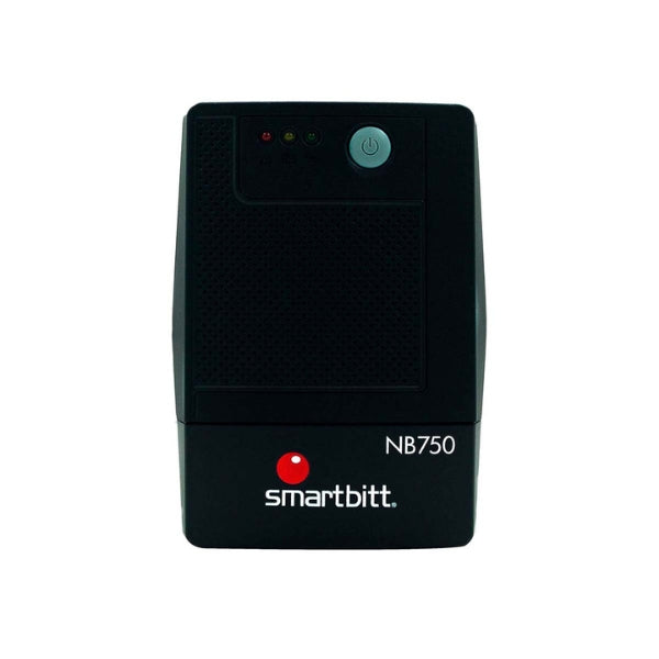 UPS - SmartBitt SMA-SBNB750DR - 750VA - 375W - AVR - 6 Salidas NEMA 5-15R - 120V - Negro-front