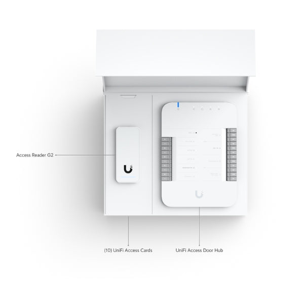 Ubiquiti-UniFi-Access-G2-Starter-Kit-Solución-Completa-de-Control-de-Acceso-Incluye-Door-Hub-G2-Reader-y-Accesos-de-Seguridad
