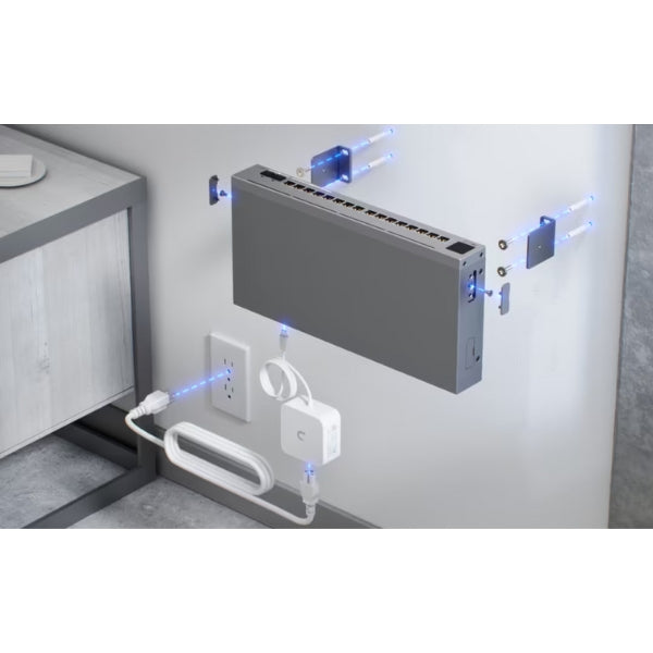 Ubiquiti-UniFi-Pro-Max-16-Port-2,5G-1G-Managed-Network-Switch-10G-SFP+Layer-3-PoE+